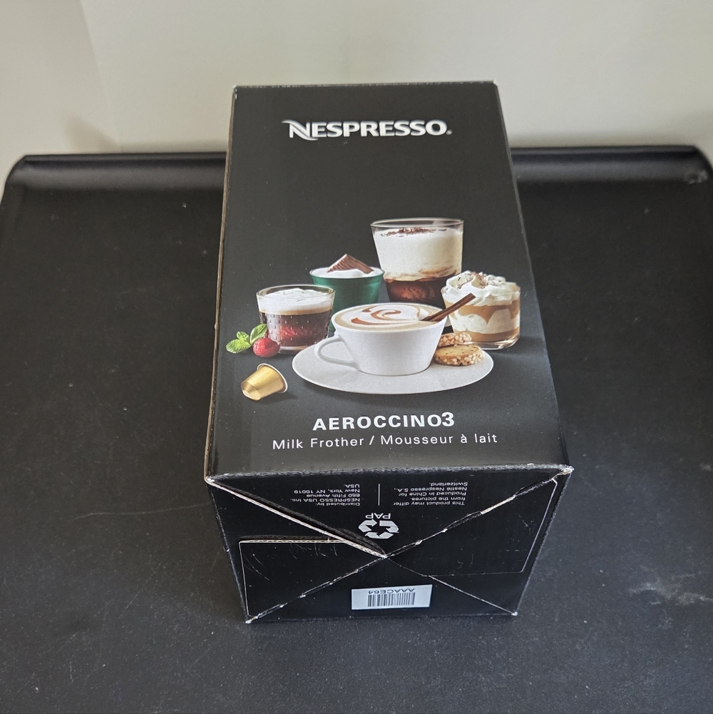 NIB Nespresso Aeroccino3 Milk Frother - Picture 3 of 8